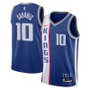 NBA Sacramento Kings Trikot Domantas Sabonis Nike 2023-24 City Edition Blau Swingman - Herren